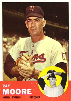 1963 Topps Baseball Cards      026      Ray Moore